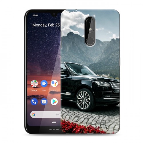 Дизайнерский силиконовый чехол для Nokia 3.2 Land Rover