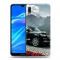 Дизайнерский пластиковый чехол для Huawei Y6 (2019) Land Rover