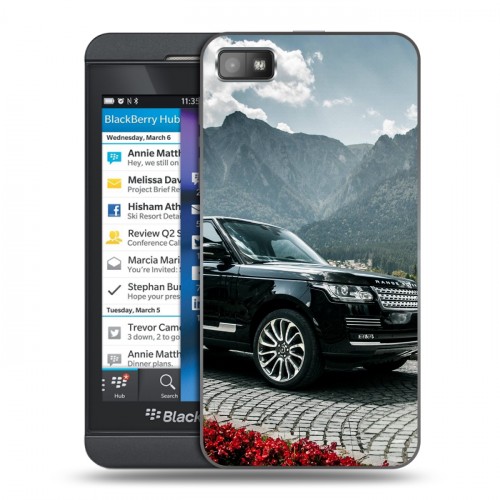 Дизайнерский пластиковый чехол для BlackBerry Z10 Land Rover