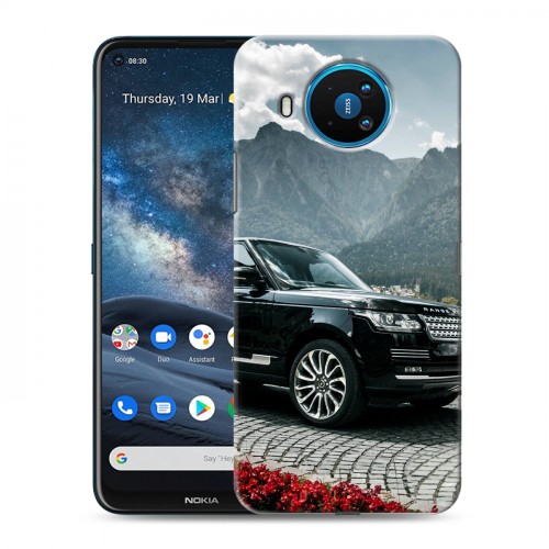 Дизайнерский силиконовый чехол для Nokia 8.3 Land Rover