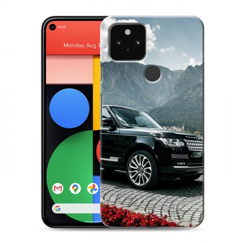 Дизайнерский пластиковый чехол для Google Pixel 5 Land Rover