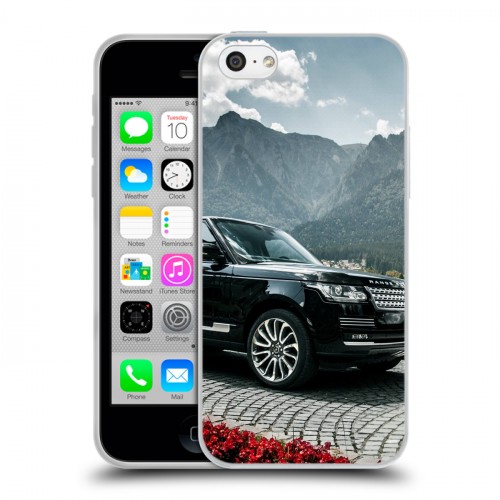 Дизайнерский пластиковый чехол для Iphone 5c Land Rover