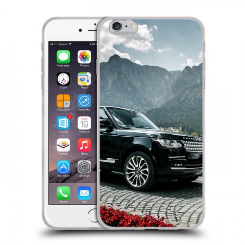 Дизайнерский силиконовый чехол для Iphone 6 Plus/6s Plus Land Rover