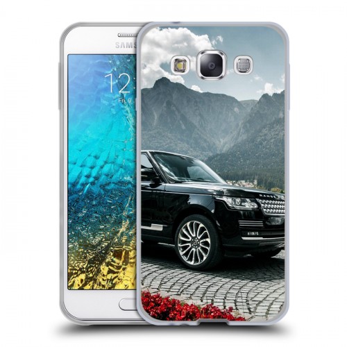 Дизайнерский пластиковый чехол для Samsung Galaxy E5 Land Rover