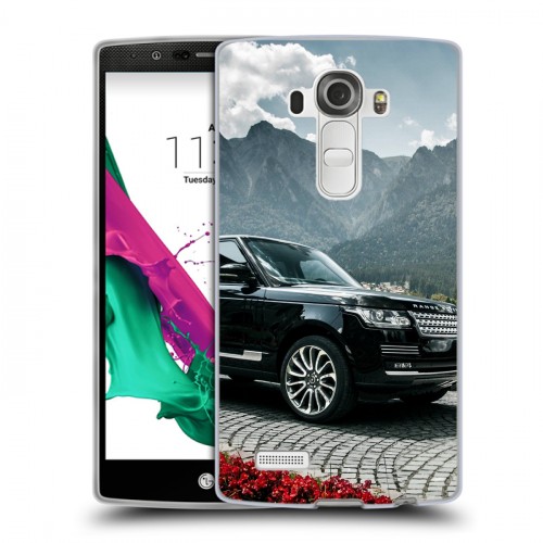 Дизайнерский пластиковый чехол для LG G4 Land Rover