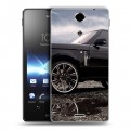 Дизайнерский пластиковый чехол для Sony Xperia TX Land Rover