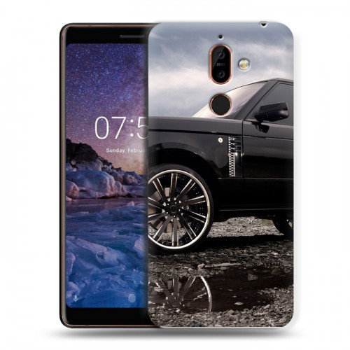 Дизайнерский пластиковый чехол для Nokia 7 Plus Land Rover