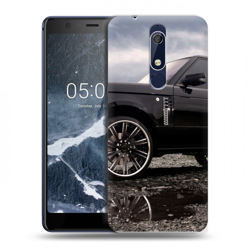 Дизайнерский пластиковый чехол для Nokia 5.1 Land Rover