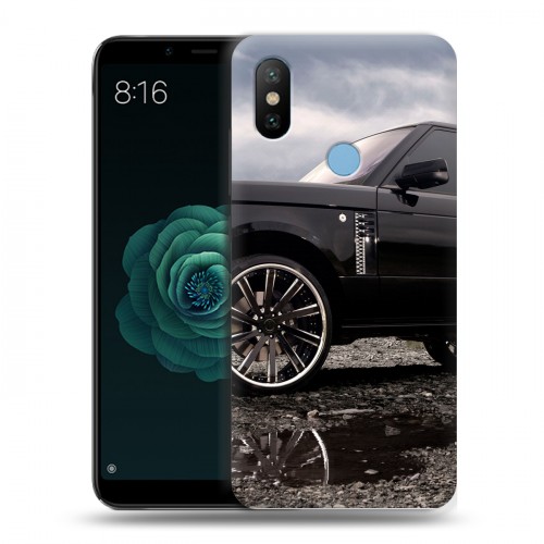 Дизайнерский силиконовый чехол для Xiaomi Mi A2 Land Rover