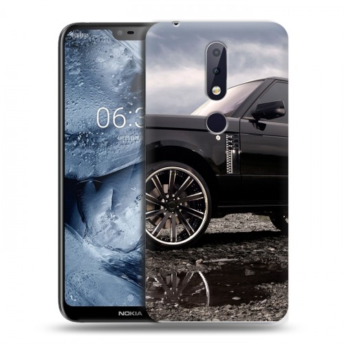 Дизайнерский пластиковый чехол для Nokia 6.1 Plus Land Rover