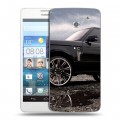 Дизайнерский пластиковый чехол для Huawei Ascend D2 Land Rover