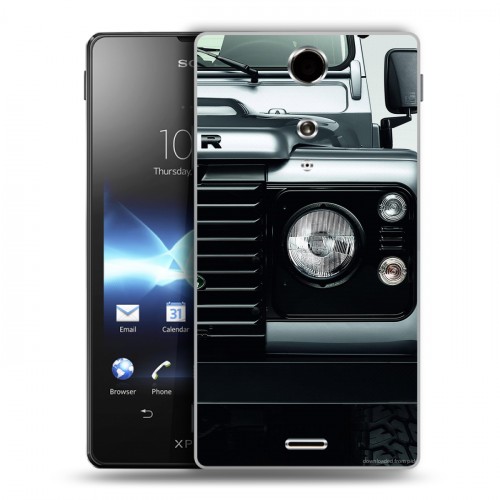 Дизайнерский пластиковый чехол для Sony Xperia TX Land Rover