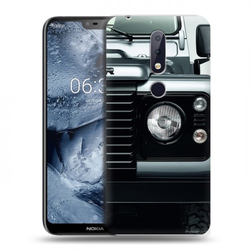 Дизайнерский пластиковый чехол для Nokia 6.1 Plus Land Rover