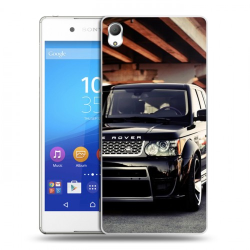 Дизайнерский пластиковый чехол для Sony Xperia Z3+ Land Rover