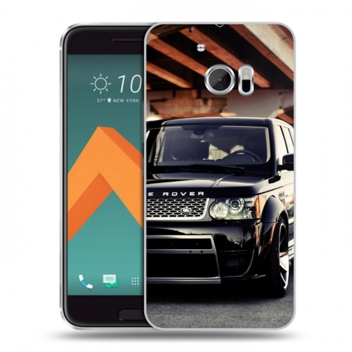 Дизайнерский пластиковый чехол для HTC 10 Land Rover