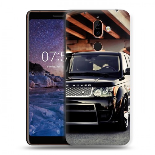 Дизайнерский пластиковый чехол для Nokia 7 Plus Land Rover