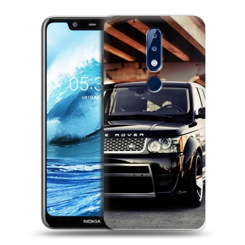 Дизайнерский пластиковый чехол для Nokia 5.1 Plus Land Rover