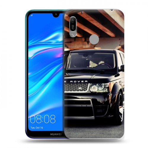 Дизайнерский пластиковый чехол для Huawei Y6 (2019) Land Rover