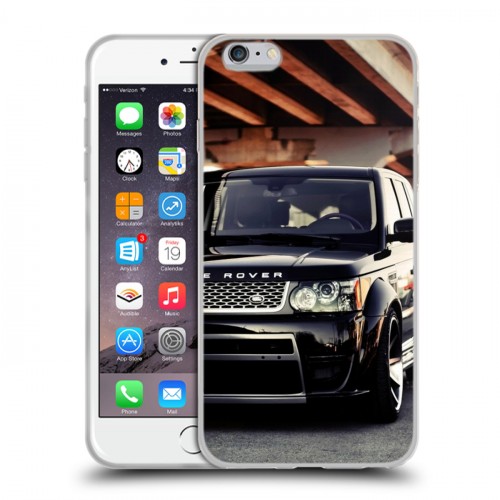 Дизайнерский силиконовый чехол для Iphone 6 Plus/6s Plus Land Rover