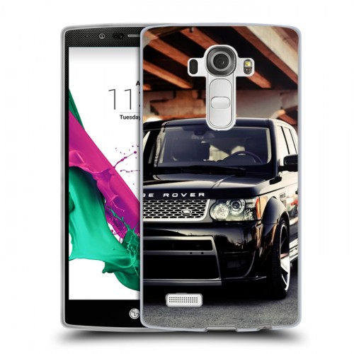 Дизайнерский пластиковый чехол для LG G4 Land Rover