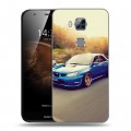 Дизайнерский пластиковый чехол для Huawei G8 Subaru