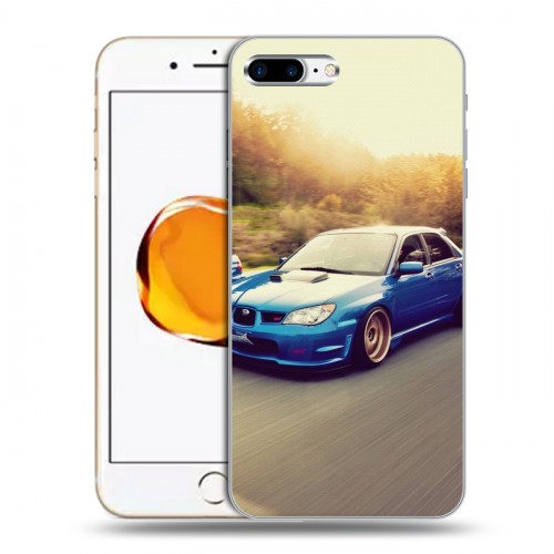 Дизайнерский силиконовый чехол для Iphone 7 Plus / 8 Plus Subaru