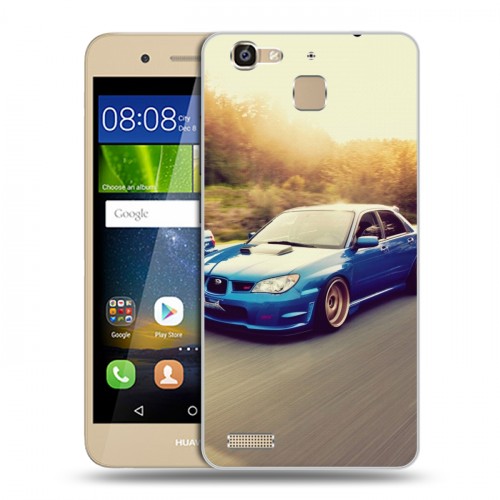 Дизайнерский пластиковый чехол для Huawei GR3 Subaru