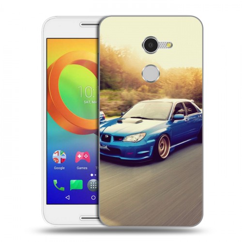 Дизайнерский силиконовый чехол для Alcatel A3 Subaru