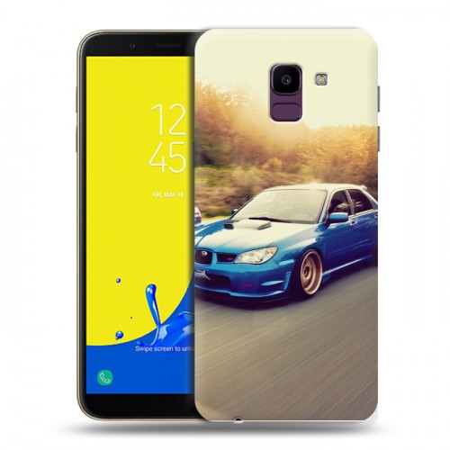 Дизайнерский пластиковый чехол для Samsung Galaxy J6 Subaru