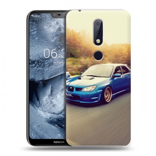 Дизайнерский пластиковый чехол для Nokia 6.1 Plus Subaru