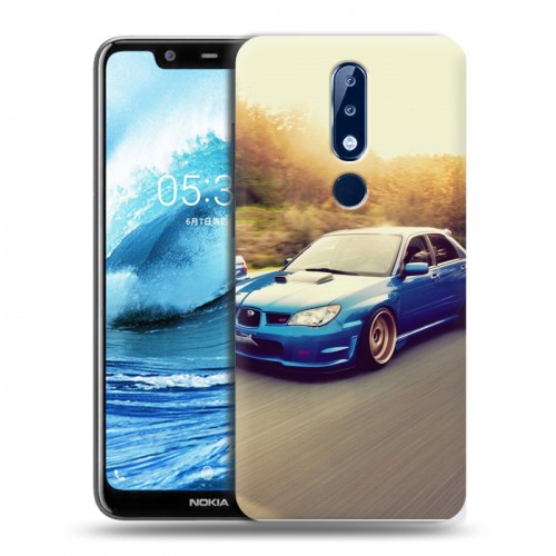 Дизайнерский силиконовый чехол для Nokia 5.1 Plus Subaru