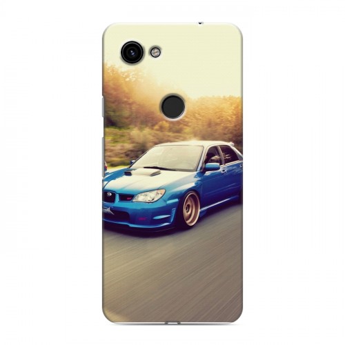 Дизайнерский пластиковый чехол для Google Pixel 3a Subaru