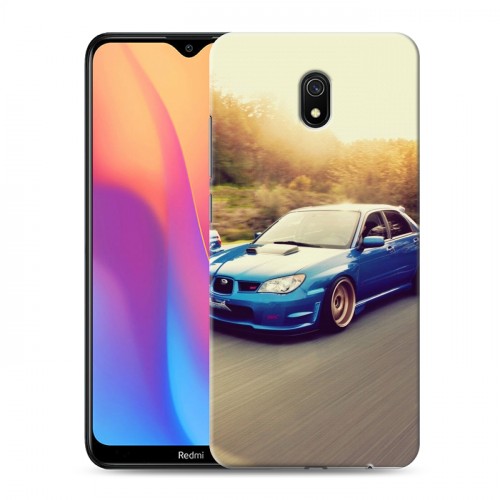 Дизайнерский силиконовый с усиленными углами чехол для Xiaomi RedMi 8A Subaru