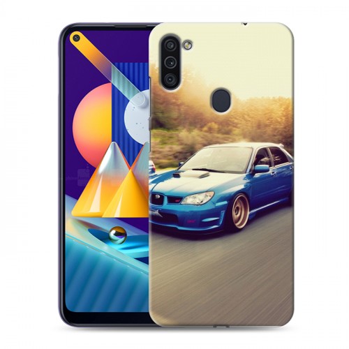 Дизайнерский пластиковый чехол для Samsung Galaxy M11 Subaru