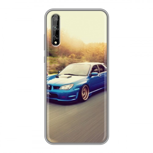 Дизайнерский силиконовый чехол для Huawei Y8p Subaru