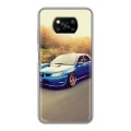 Дизайнерский силиконовый с усиленными углами чехол для Xiaomi Poco X3 Subaru