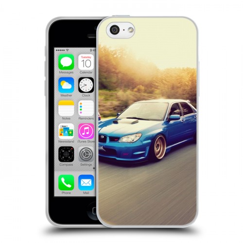 Дизайнерский пластиковый чехол для Iphone 5c Subaru