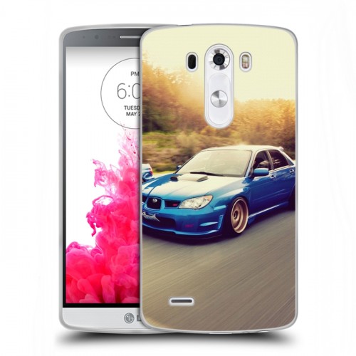 Дизайнерский пластиковый чехол для LG G3 (Dual-LTE) Subaru