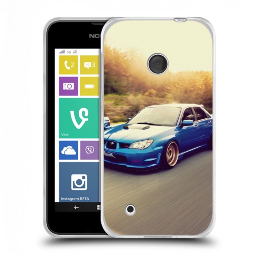 Дизайнерский пластиковый чехол для Nokia Lumia 530 Subaru