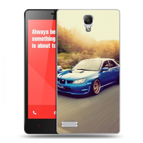 Дизайнерский силиконовый чехол для Xiaomi RedMi Note Subaru