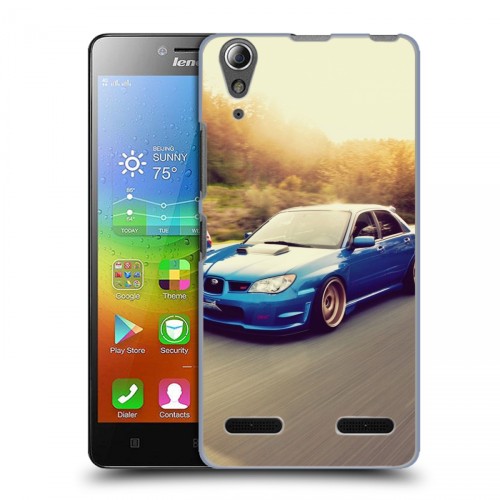 Дизайнерский пластиковый чехол для Lenovo A6000 Subaru