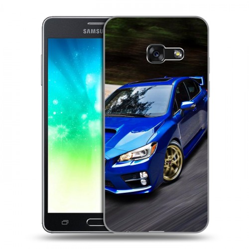 Дизайнерский силиконовый с усиленными углами чехол для Samsung Galaxy A3 (2017) Subaru