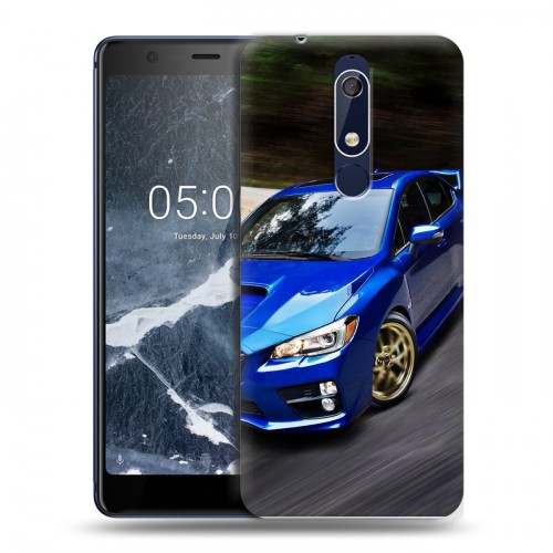 Дизайнерский пластиковый чехол для Nokia 5.1 Subaru