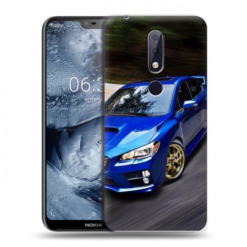 Дизайнерский пластиковый чехол для Nokia 6.1 Plus Subaru