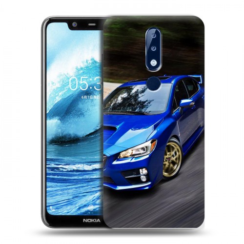 Дизайнерский силиконовый чехол для Nokia 5.1 Plus Subaru