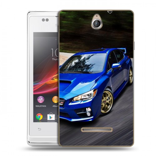 Дизайнерский пластиковый чехол для Sony Xperia E Subaru