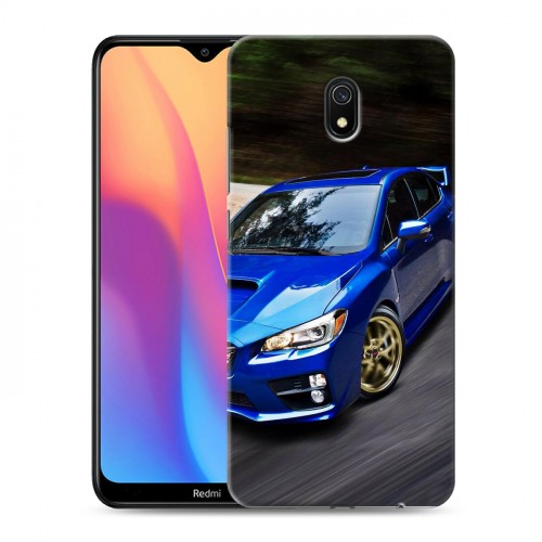 Дизайнерский силиконовый с усиленными углами чехол для Xiaomi RedMi 8A Subaru