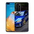 Дизайнерский пластиковый чехол для Huawei P40 Subaru