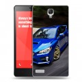 Дизайнерский силиконовый чехол для Xiaomi RedMi Note Subaru