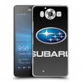 Дизайнерский пластиковый чехол для Microsoft Lumia 950 Subaru